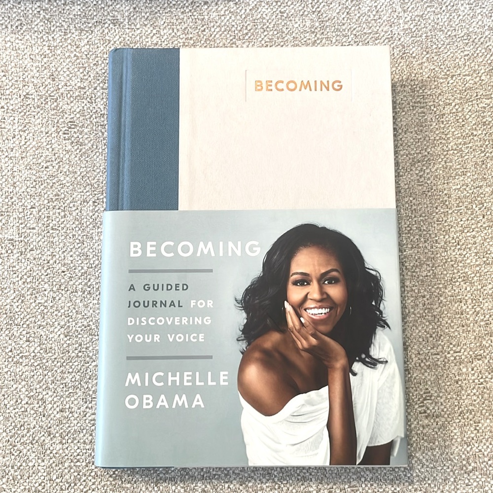 NWT - Becoming: A Guided Journal for Discovering Your Voice - by Michelle Obama
